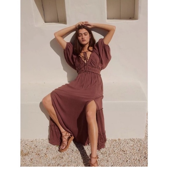 Free People You're A Jewel Maxi Dress Free-est
XS Brown - Picture 3 of 10